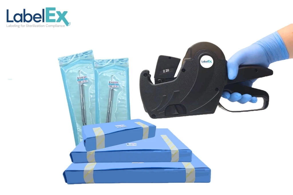 LABELEX Label Dispenser Sterilization Load ID Applicator STARTER KIT w/ User Initials (MI) - Image 6