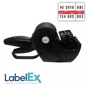 Labelex Label Dispenser Gun Sterilization Load I.D. Applicator  with User Initials (MI)