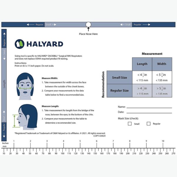 Halyard FLUIDSHIELD N95 Respirator and Surgical Mask with (Safety Seal) - Image 6