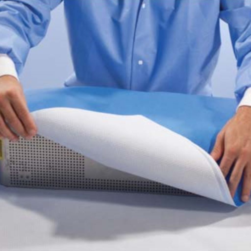 HALYARD QUICK CHECK H100 Blue & White Double Sheet Sterilization Wrap