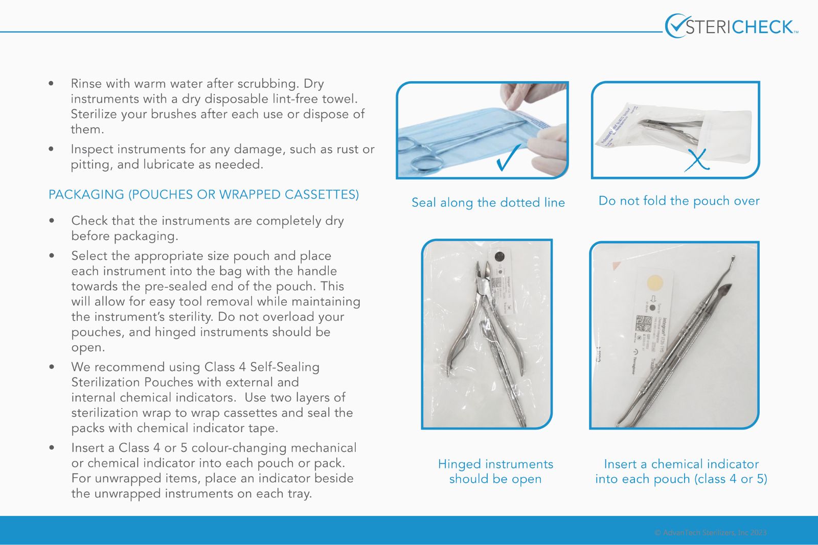 SteriCheck Autoclave Records / Spore Testing Logbook AdvanTech