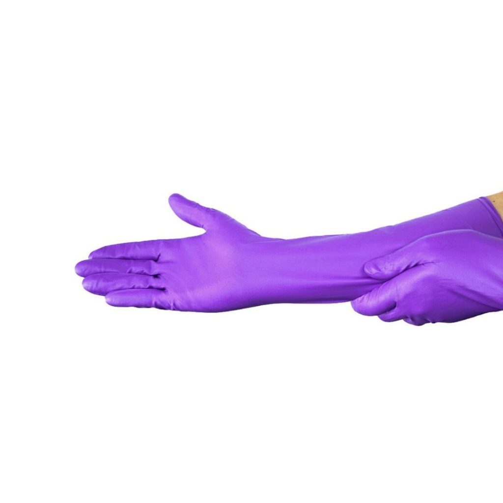 Nitrilhandske Halyard Purple Nitrile-XTRA L 50